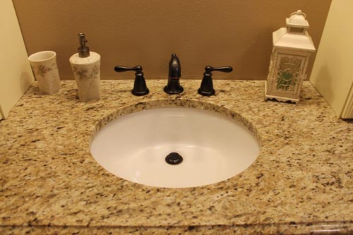 Giallo Ornamental - All Stone Bathroom Countertops