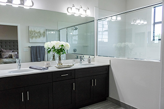 White Bathroom Vanity Countertop