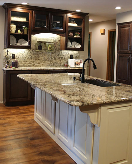 Chocolate Bordeaux Granite Countertop