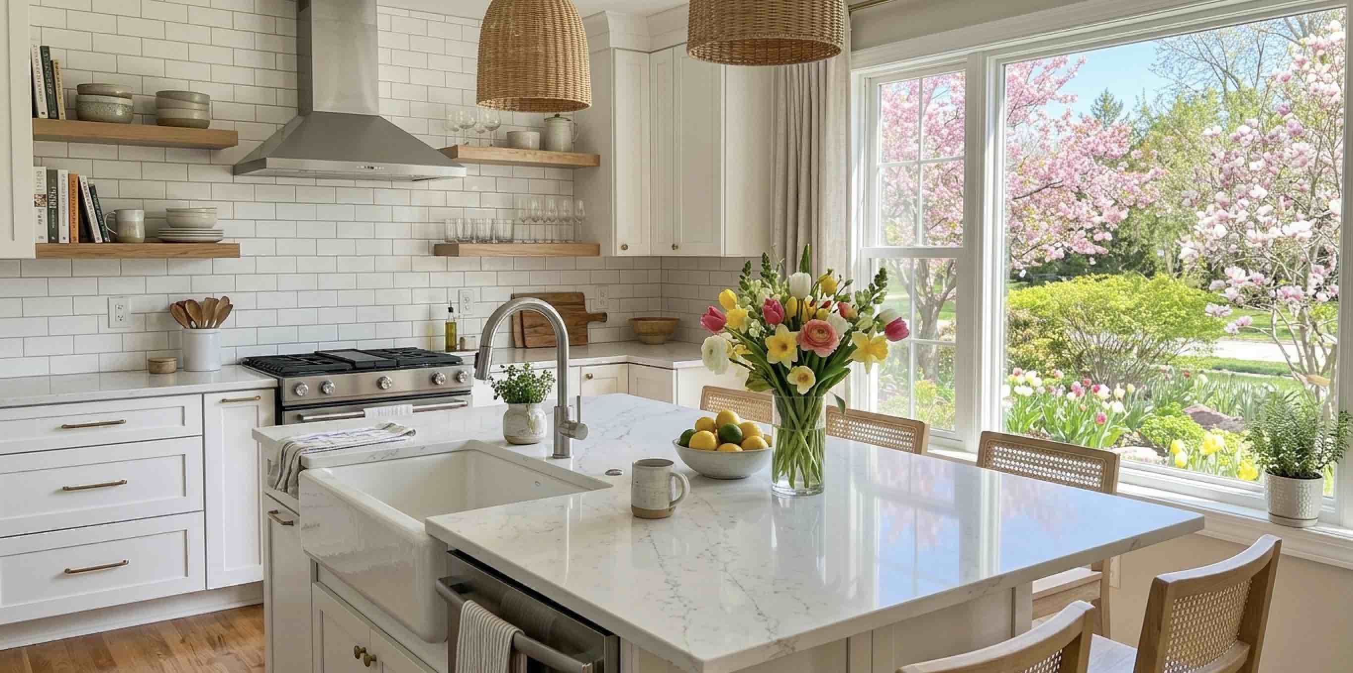 Specializing in custom Granite, Quartz, and Marble countertops