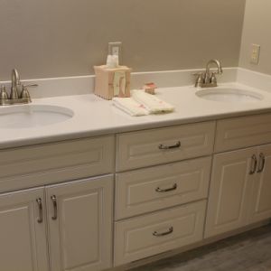 Custom Built Bathroom Cabinets Under Vanity