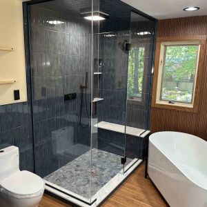 Glass Shower Bathroom Renovation