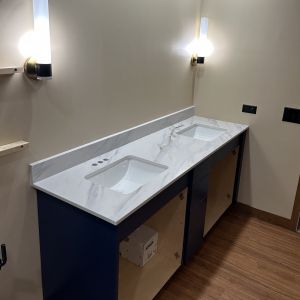 Stone Countertop in Bathroom