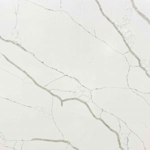 Calacatta Plazo lite Quartz from Surfaces by Pacific