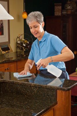 Removing Stains from Granite Countertops