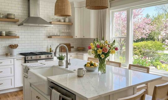 Specializing in custom Granite, Quartz, and Marble countertops